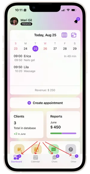 Main Reporting Screen 1