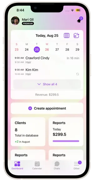 Main Reporting Screen 1