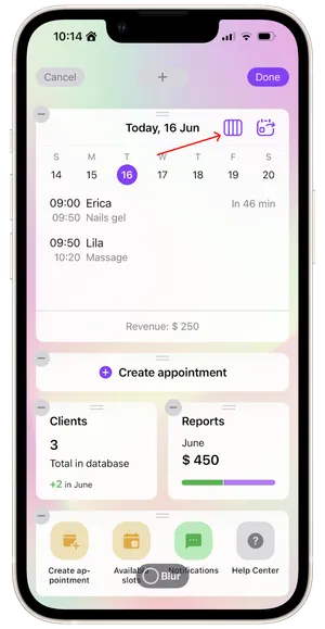 Main Reporting Screen 3