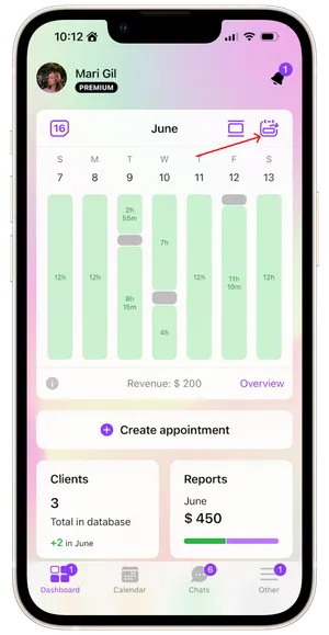 Main Reporting Screen 4