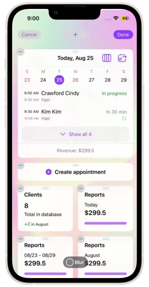 Main Reporting Screen 5