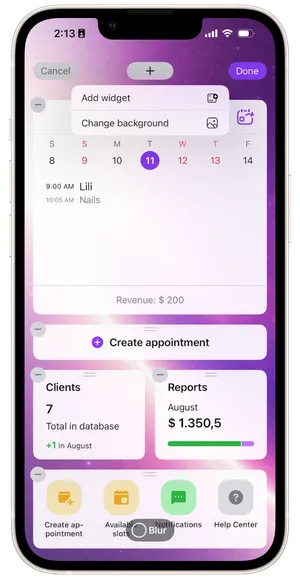 Main Reporting Screen 6